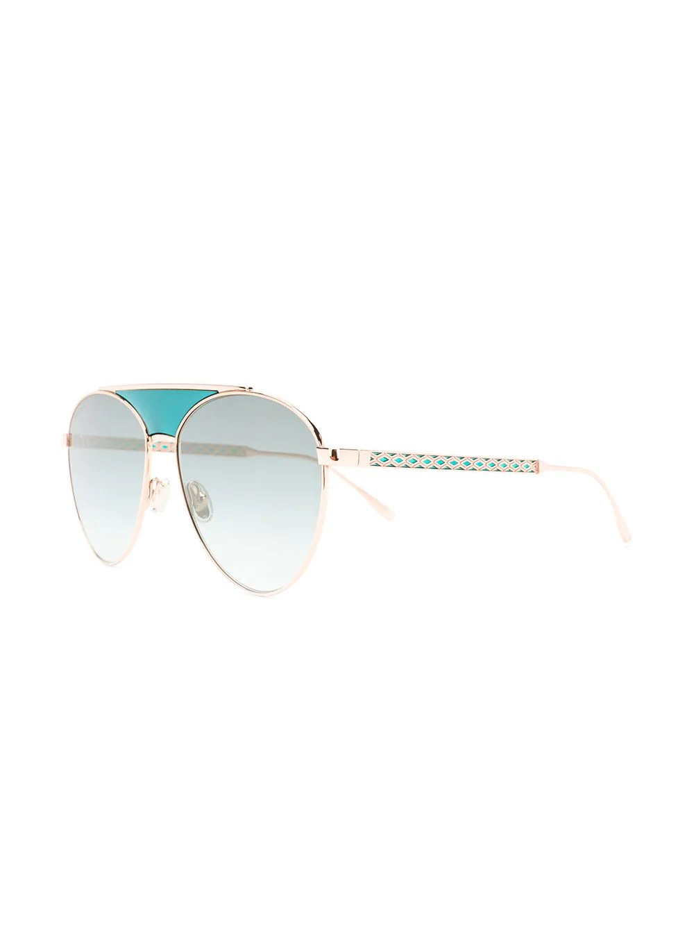 pilot-frame sunglasses - 2