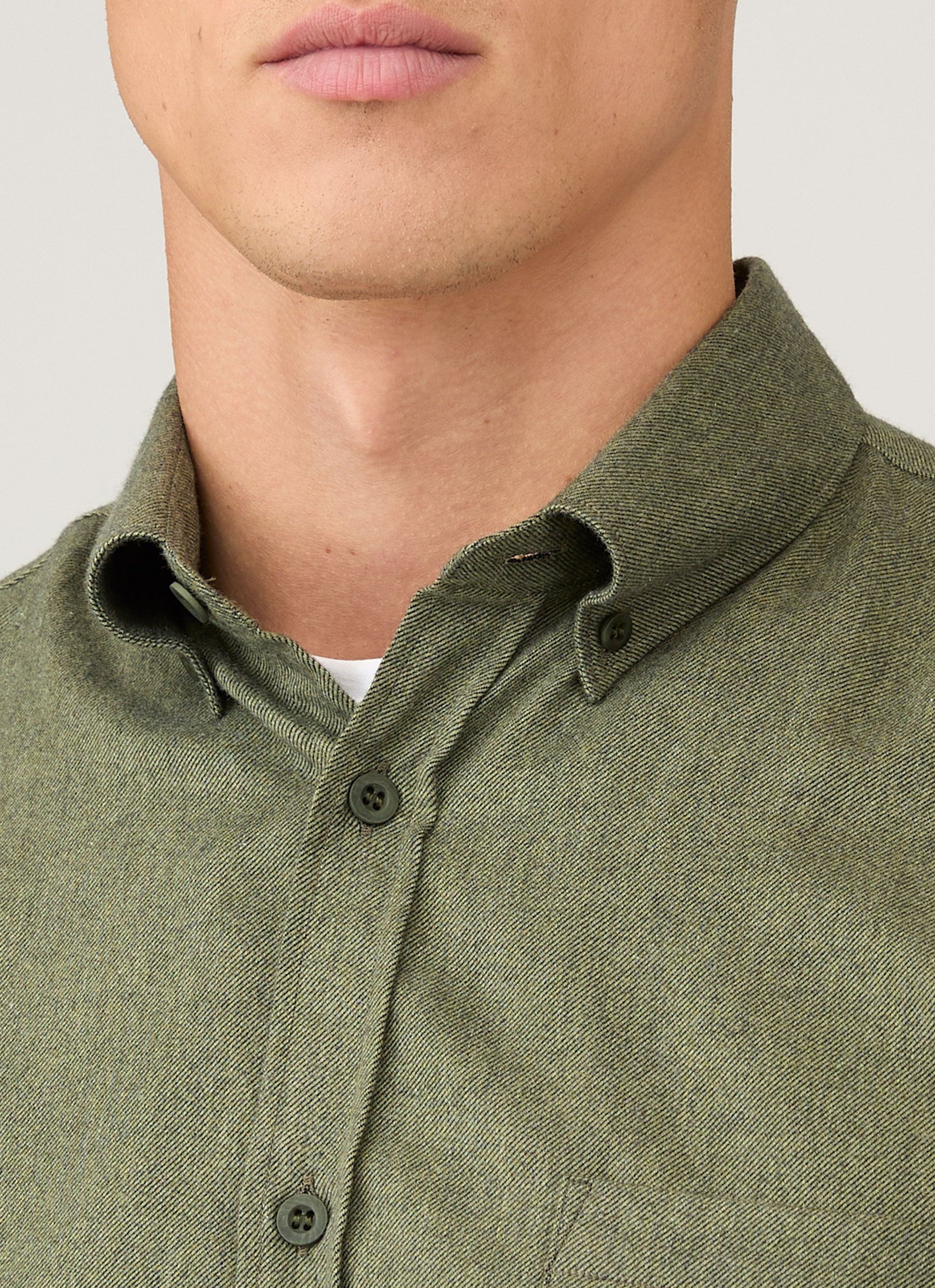 Button Down Flannel Shirt - 6