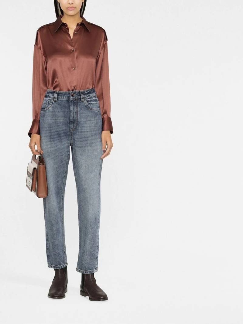 Brunello Cucinelli Monili chain detail shirt outlook