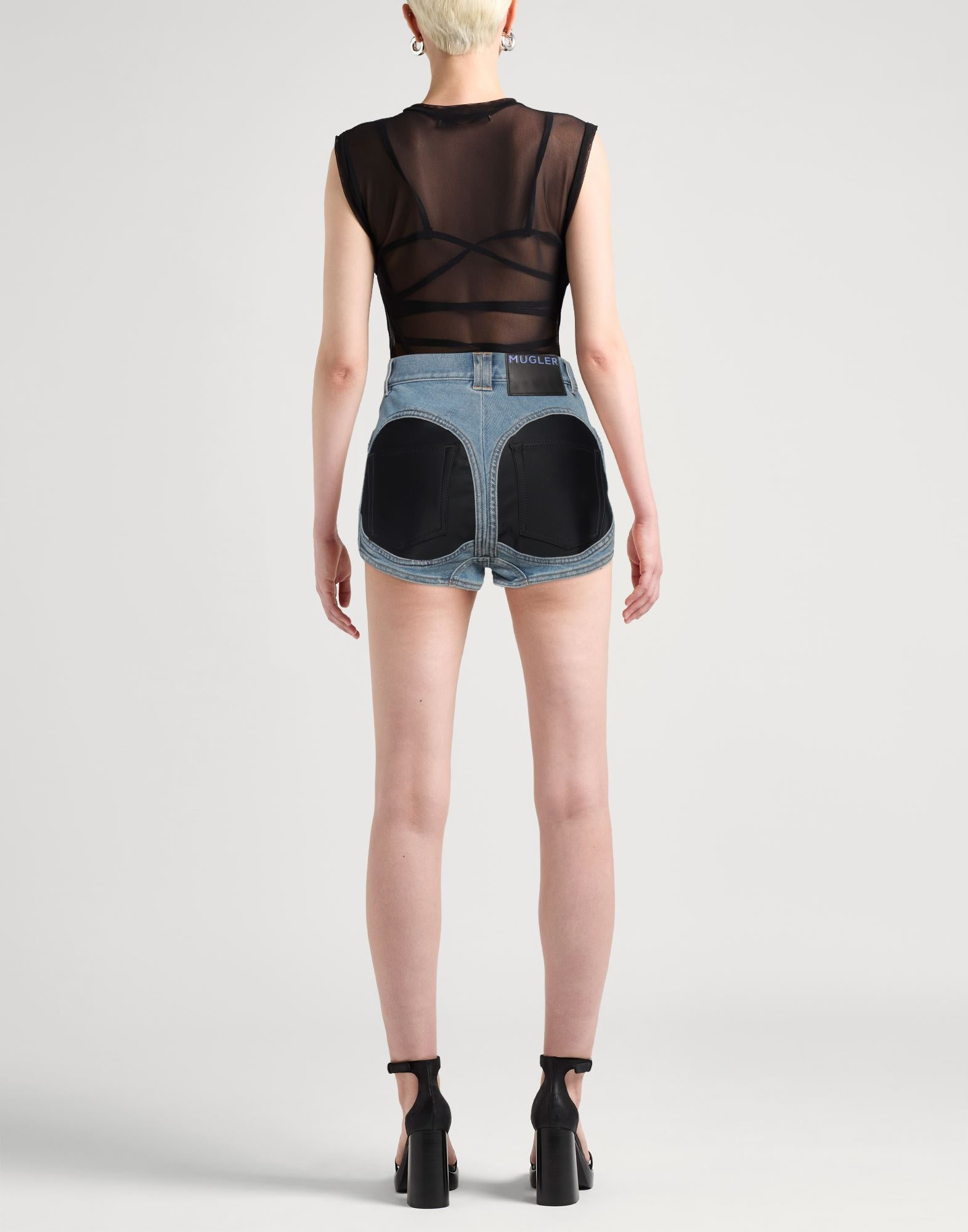 Blue Women's Denim Shorts - 3
