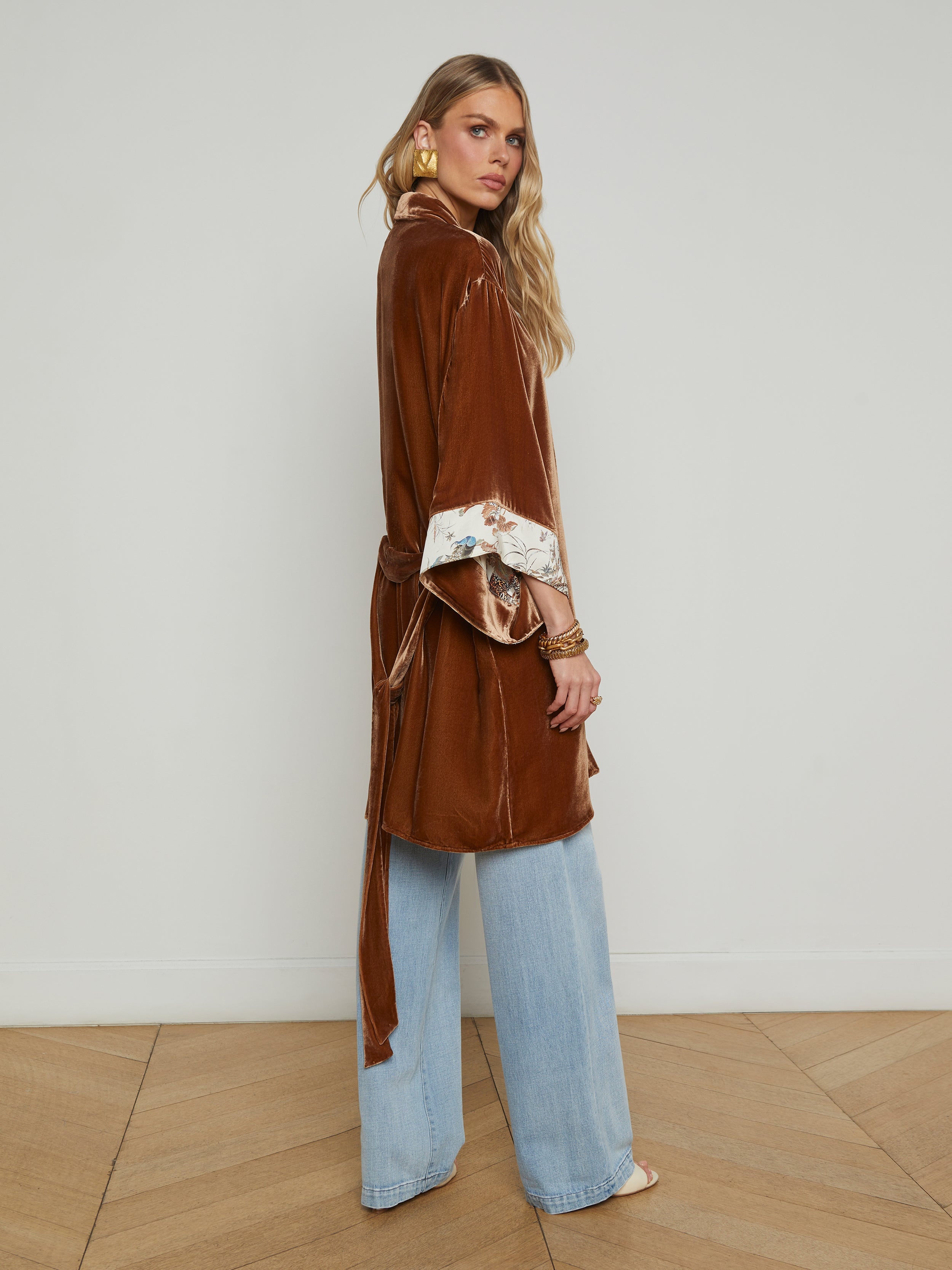 Nabi Velvet Kimono - 6