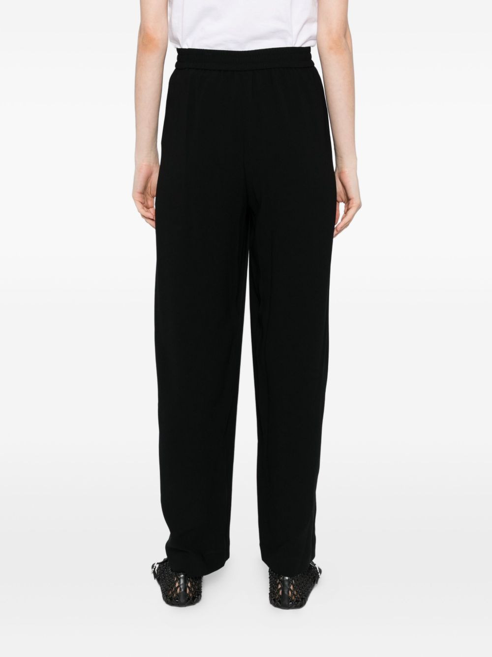 pleated wide-leg trousers - 4