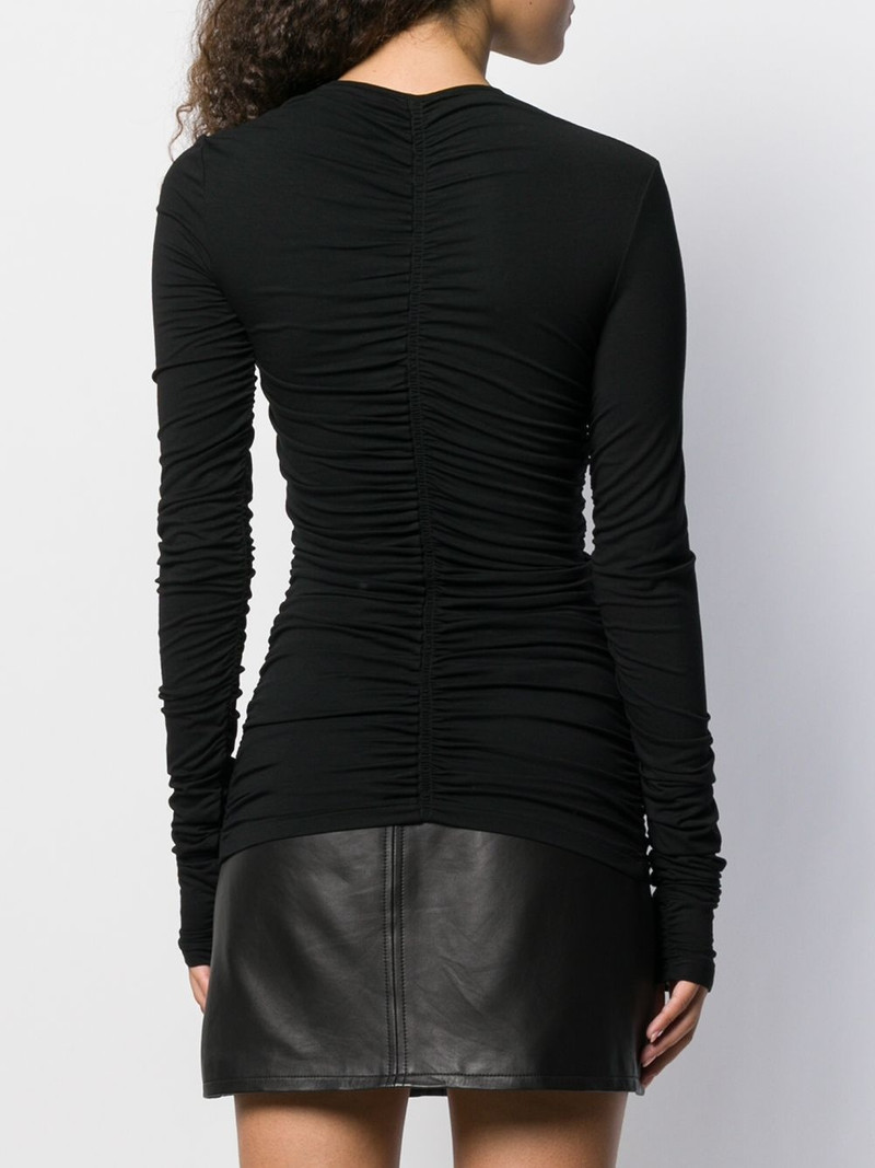 lace-up long-sleeve top 4