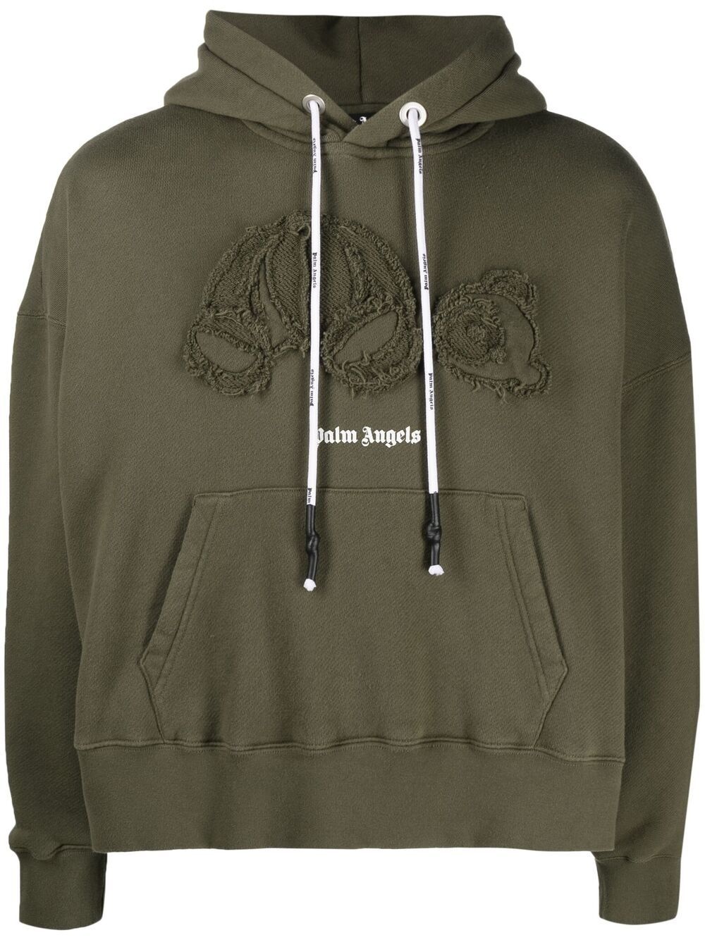 bear-motif hoodie - 1