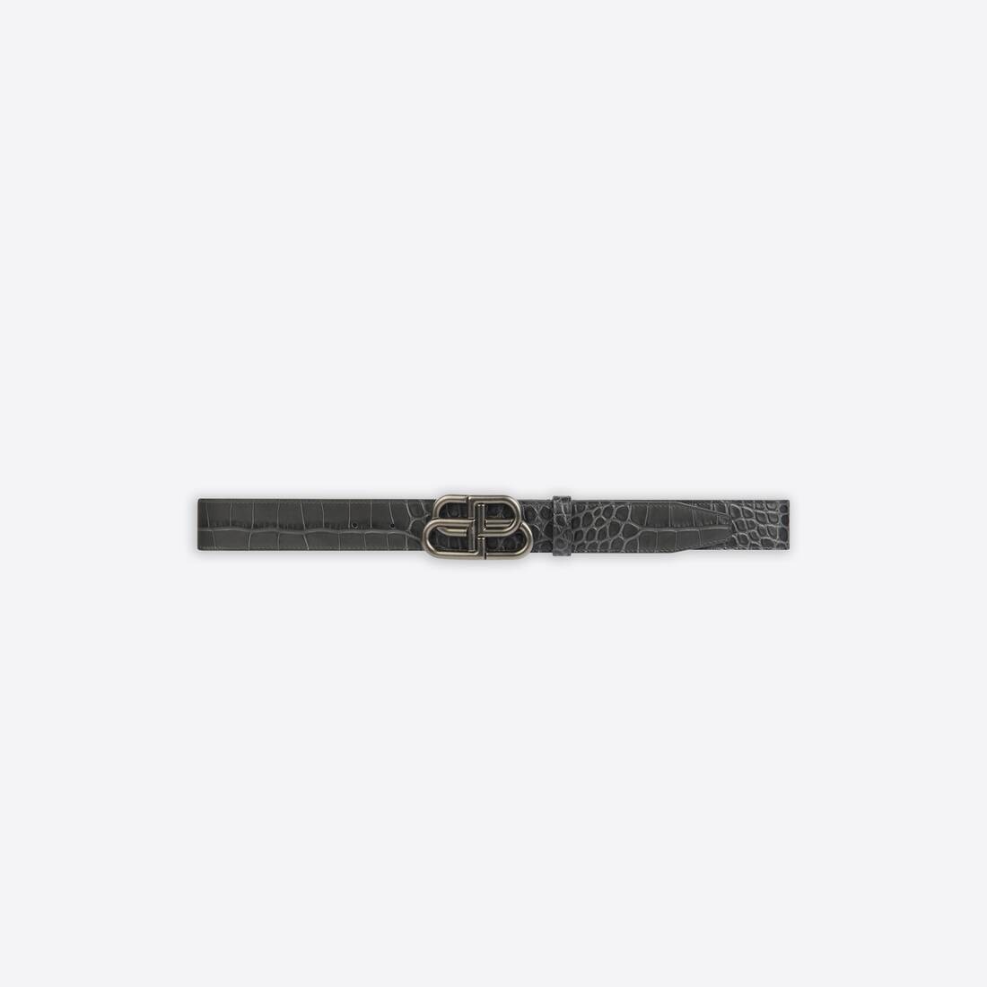 Men's Bb Large Belt in Grey - 1