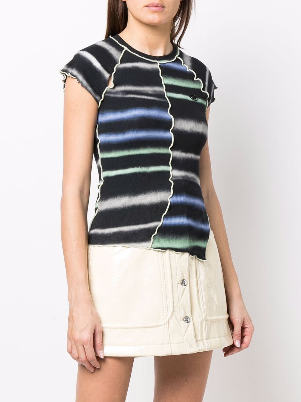 T-Skyover-C1 striped T-shirt - 3