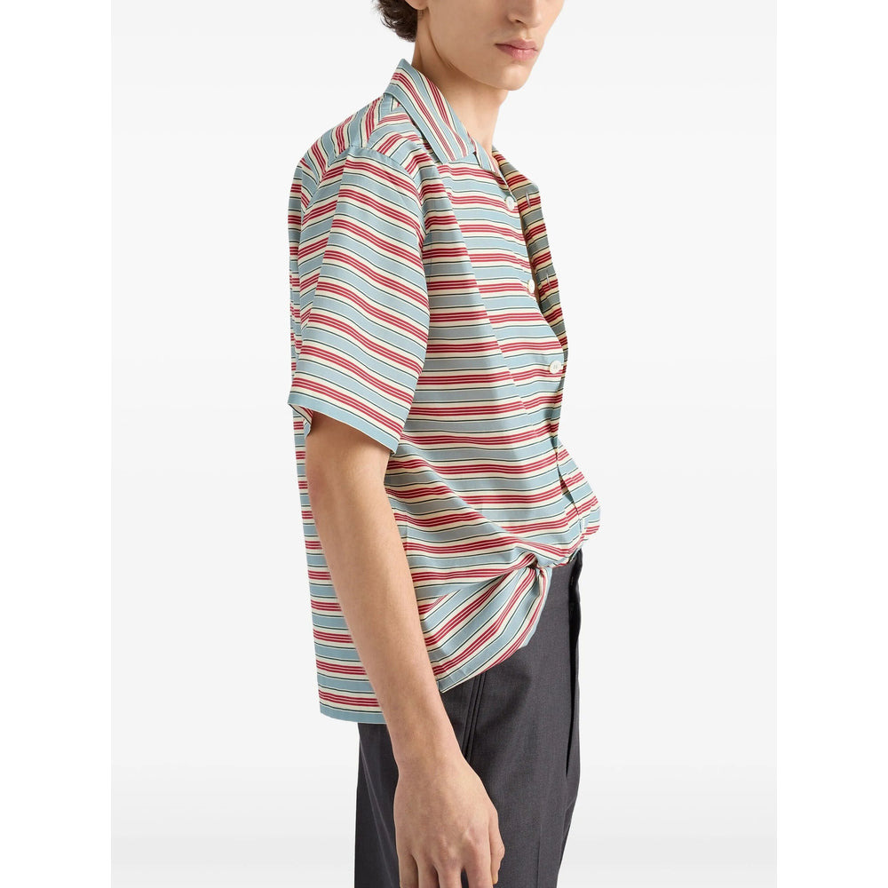 Prada Blue Shirts Men - 2