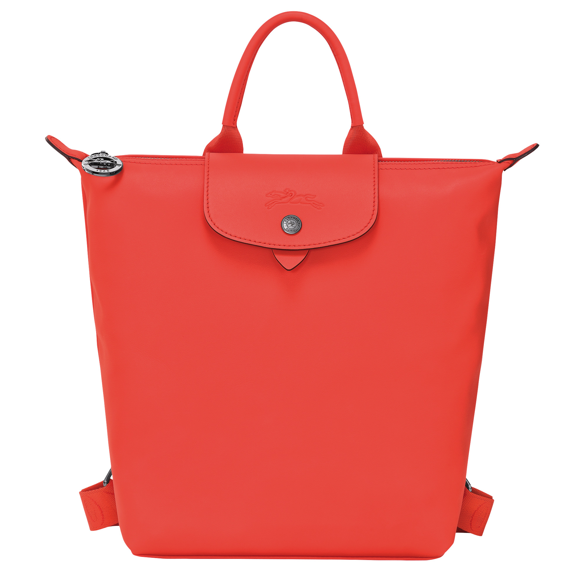 Le Pliage Xtra S Backpack Orange - Leather - 1