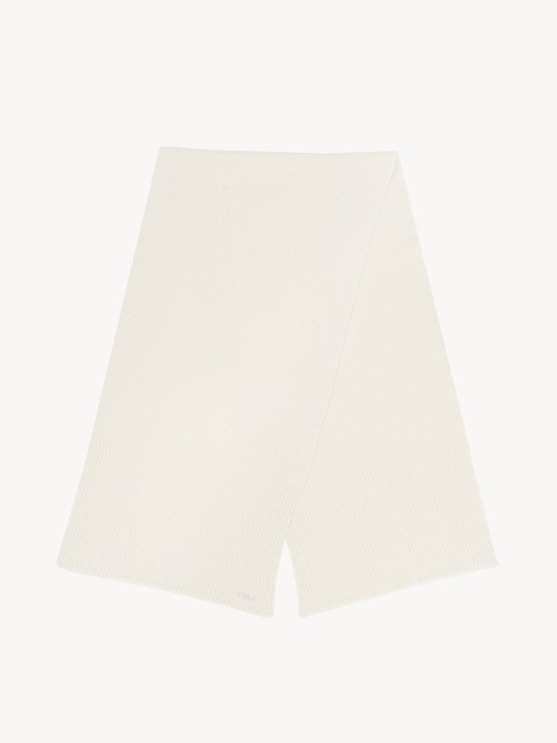 Chloé RIBBED KNIT SCARF outlook