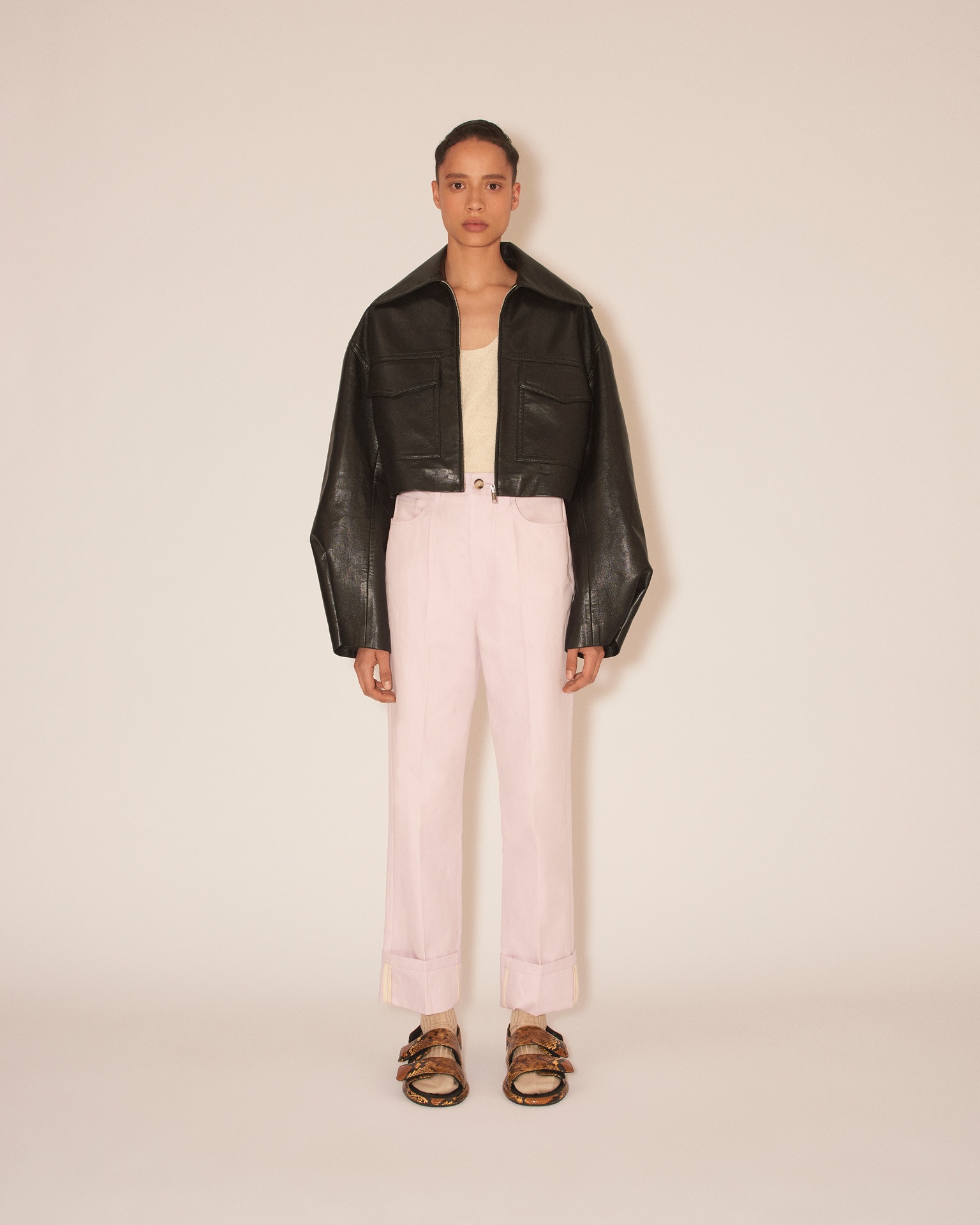LOUA - Workwear straight leg jeans - Rosewater - 2