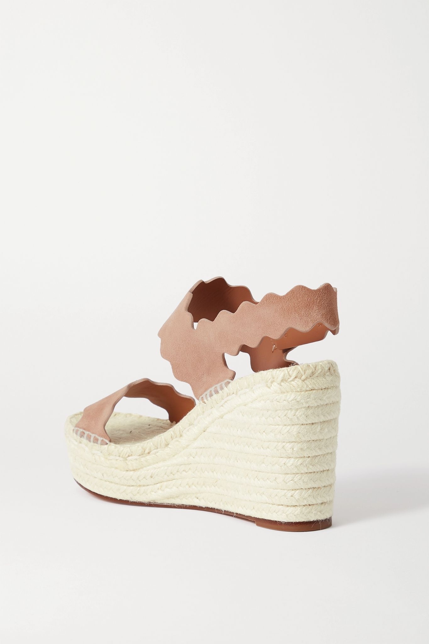 Lauren suede espadrille wedge sandals - 3