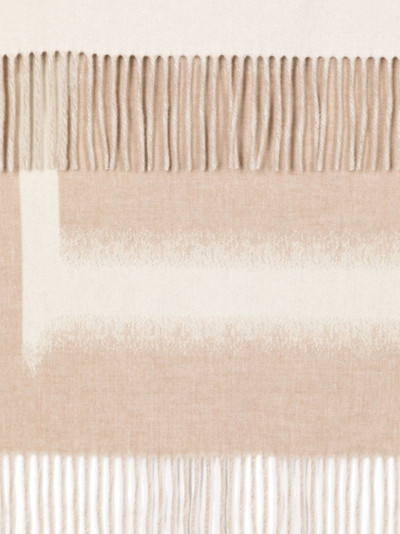 Loewe logo intarsia-knit wool-blend scarf outlook