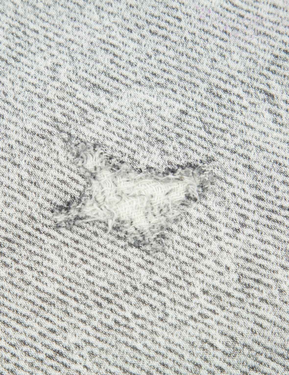 Distressed Bermuda Denim Shorts - 12