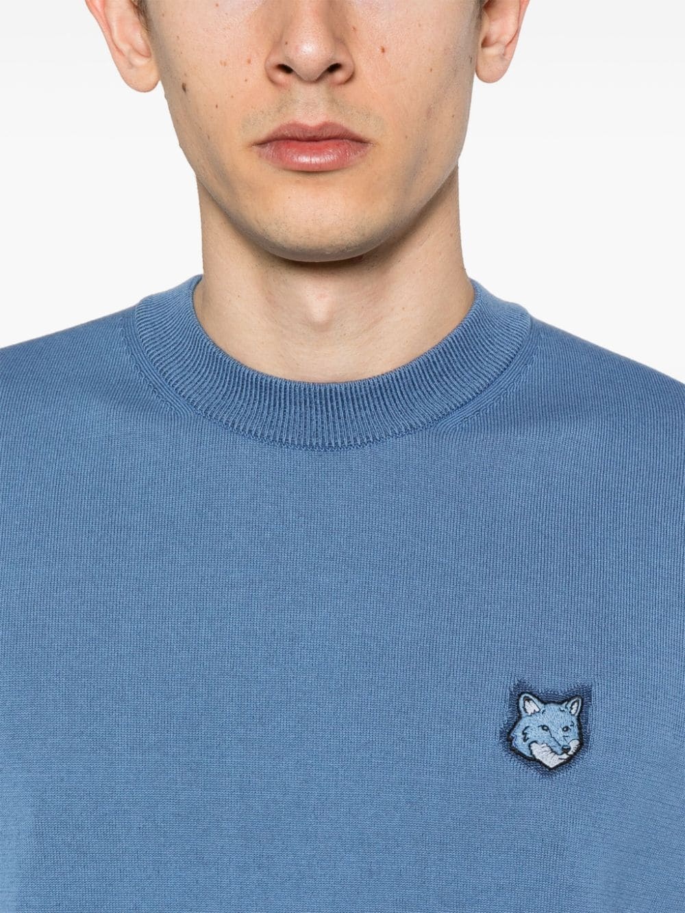 signature fox-motif knitted jumper - 5