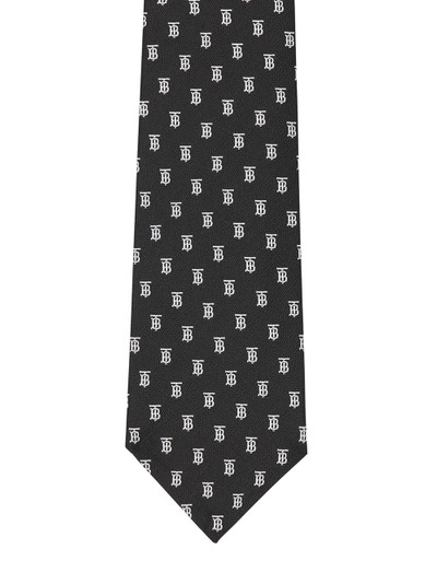 Burberry Classic Cut Monogram Motif Silk Jacquard Tie outlook