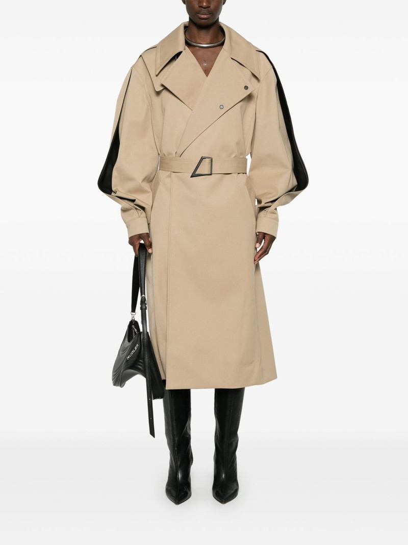 MUGLER belted trench coat outlook