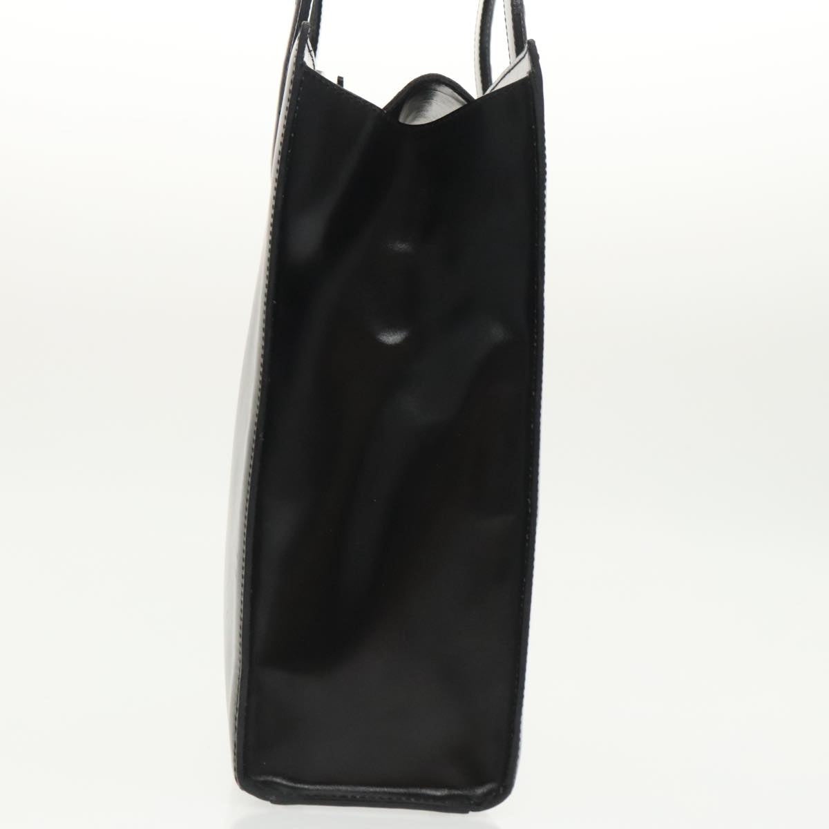CELINE Hand Bag Leather Black - 4
