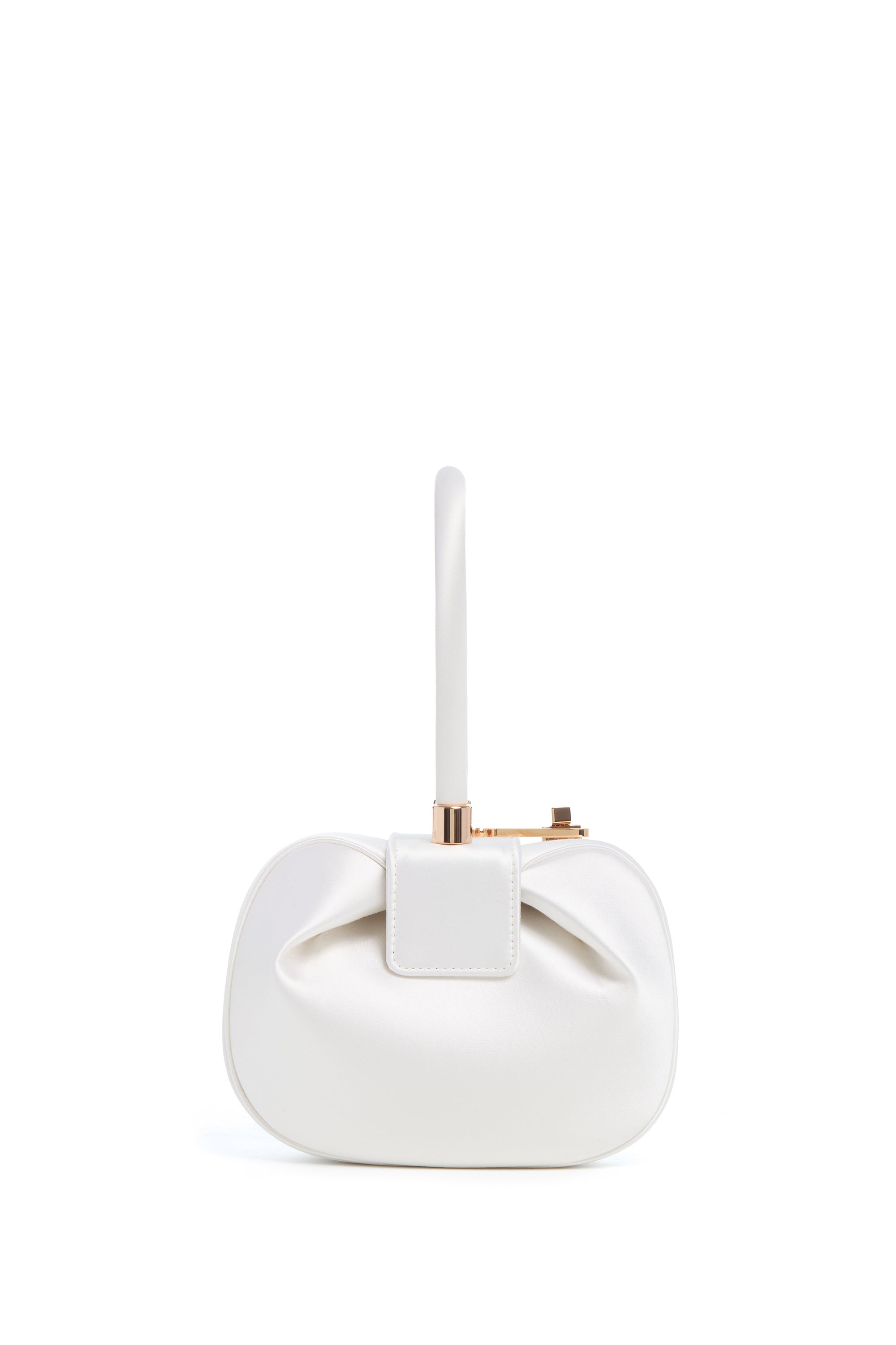 Demi Bag in Ivory Satin - 2