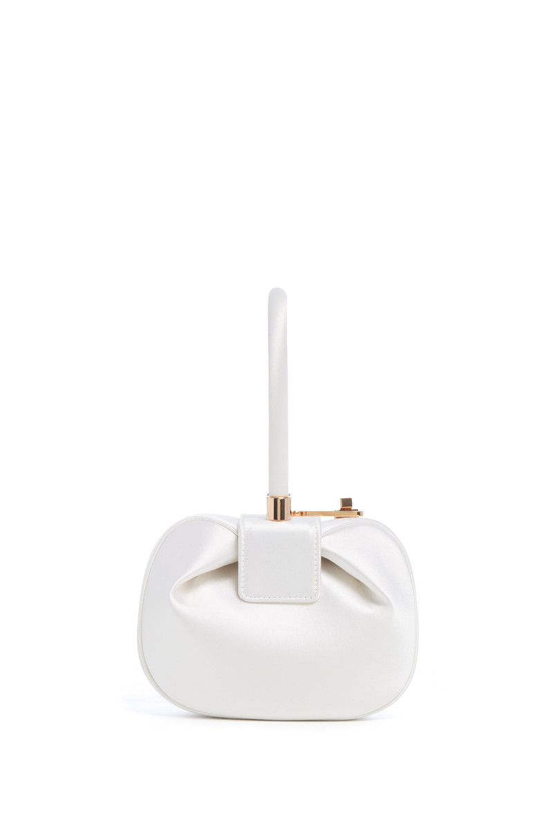 GABRIELA HEARST Demi Bag in Ivory Satin outlook