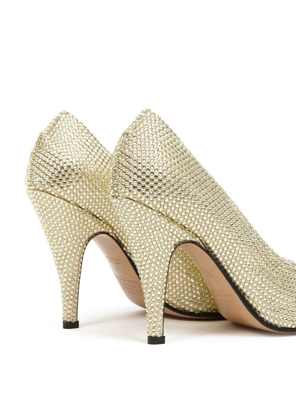 Tabi 110mm rhinestone court shoes - 4