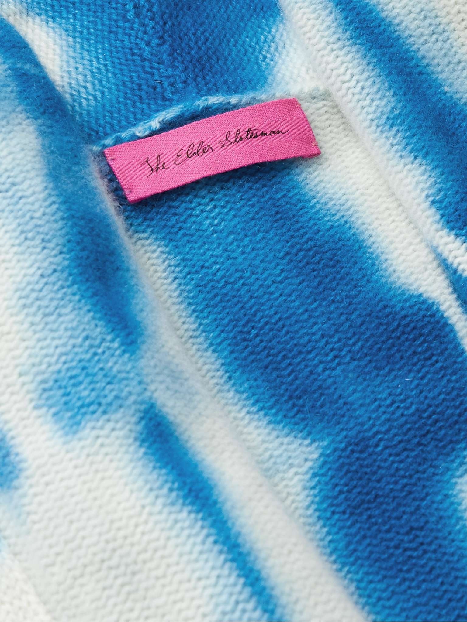 Tie-Dyed Cashmere Cardigan - 5