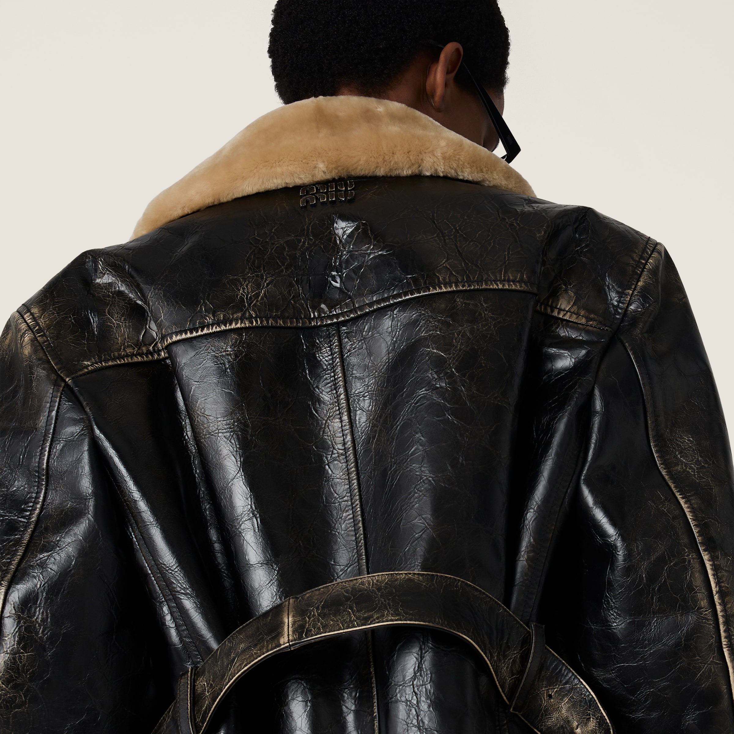 Calf leather caban jacket - 6