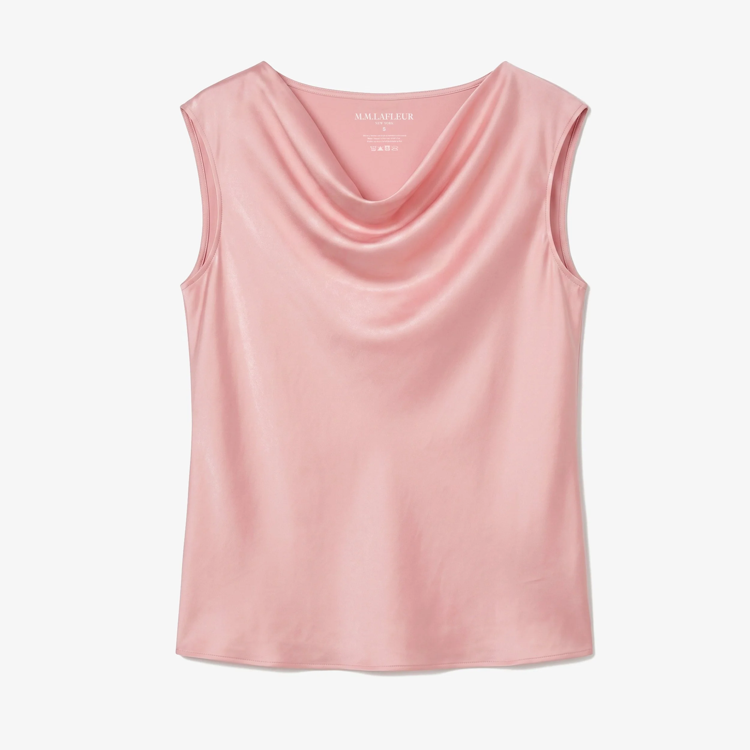 Nora Effortless Blouse - Washable Silk Viscose Charmeuse - 1