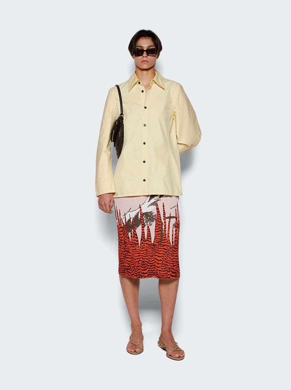 Jacquard Skirt Cameo - 2