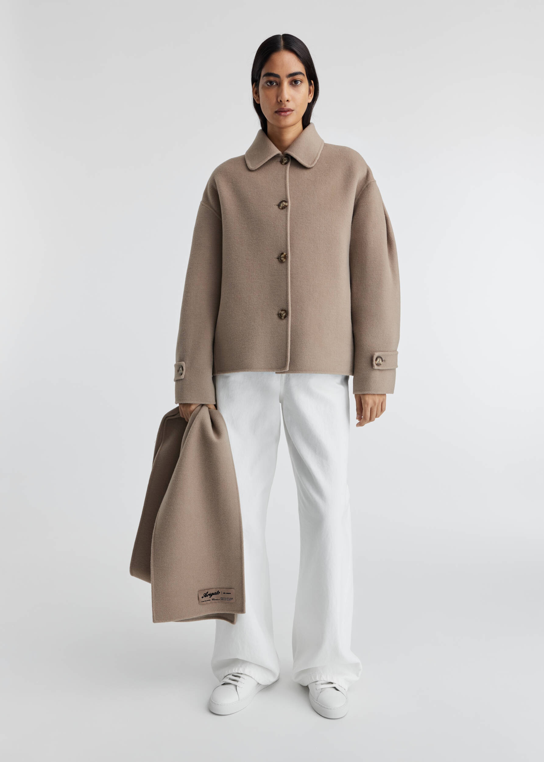 Dew Scarf Detailed Jacket - 4
