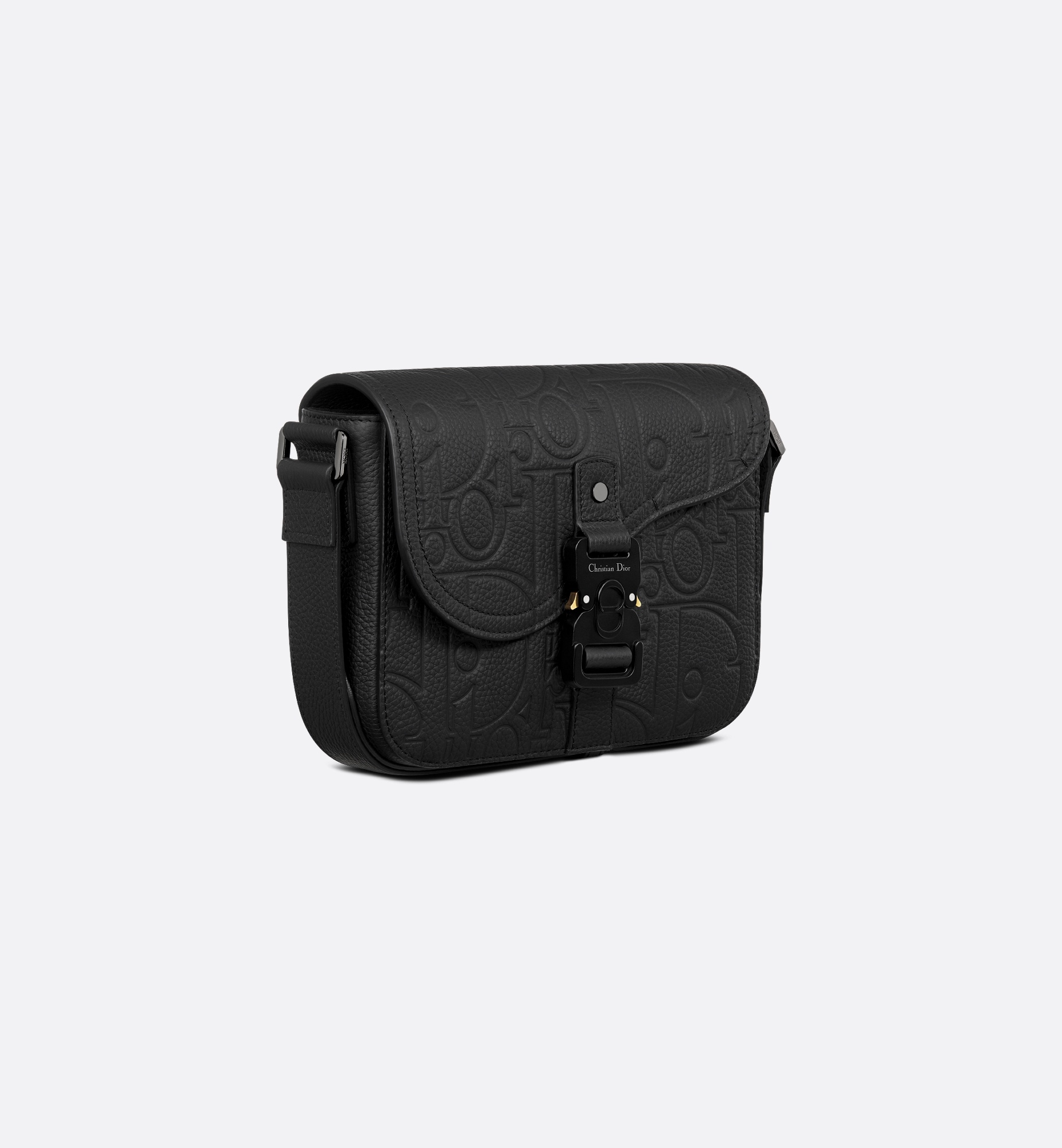 Small Saddle Messenger Bag with Flap - 5