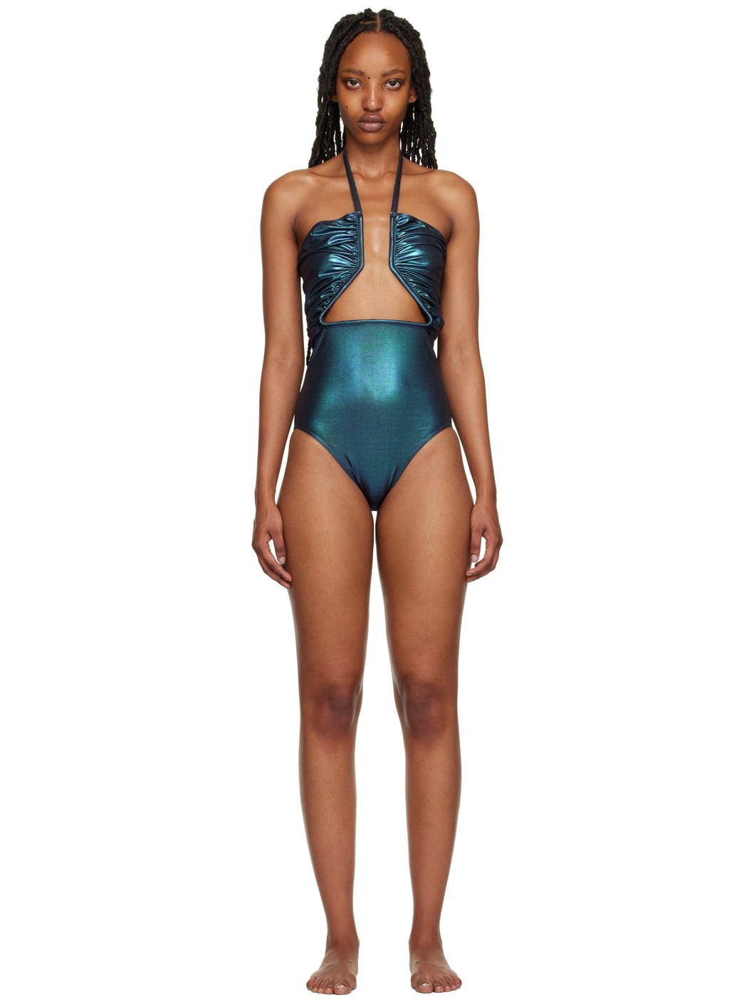 Rick Owens Multicolor Prong Bather Swimsuit | ssense