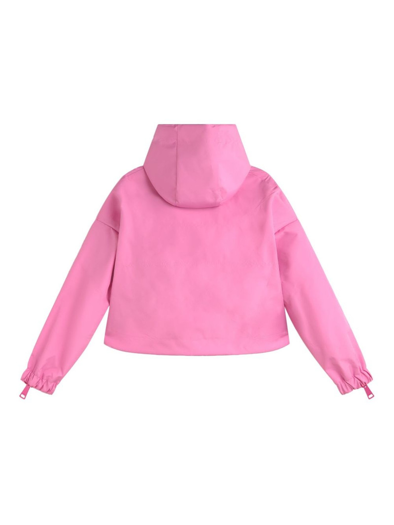 Khrisjoy zip-up hooded jacket outlook