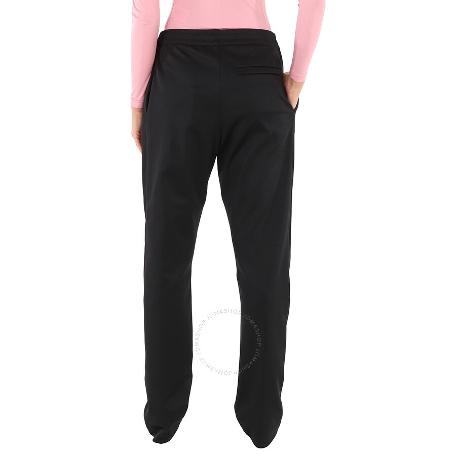 Burberry Black Double-Waist Jersey Crystal Detail Trackpants - 6