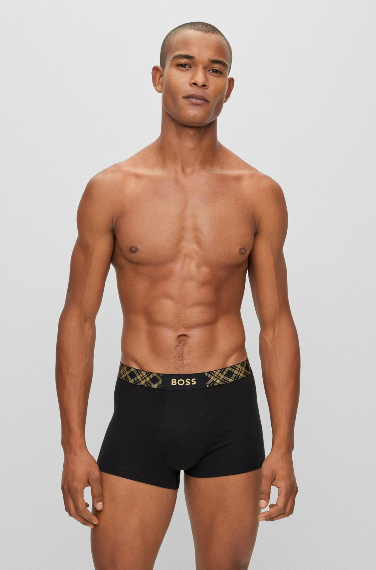 STRETCH-COTTON SOCKS AND TRUNKS SET WITH SPARKLY TRIMS - 1