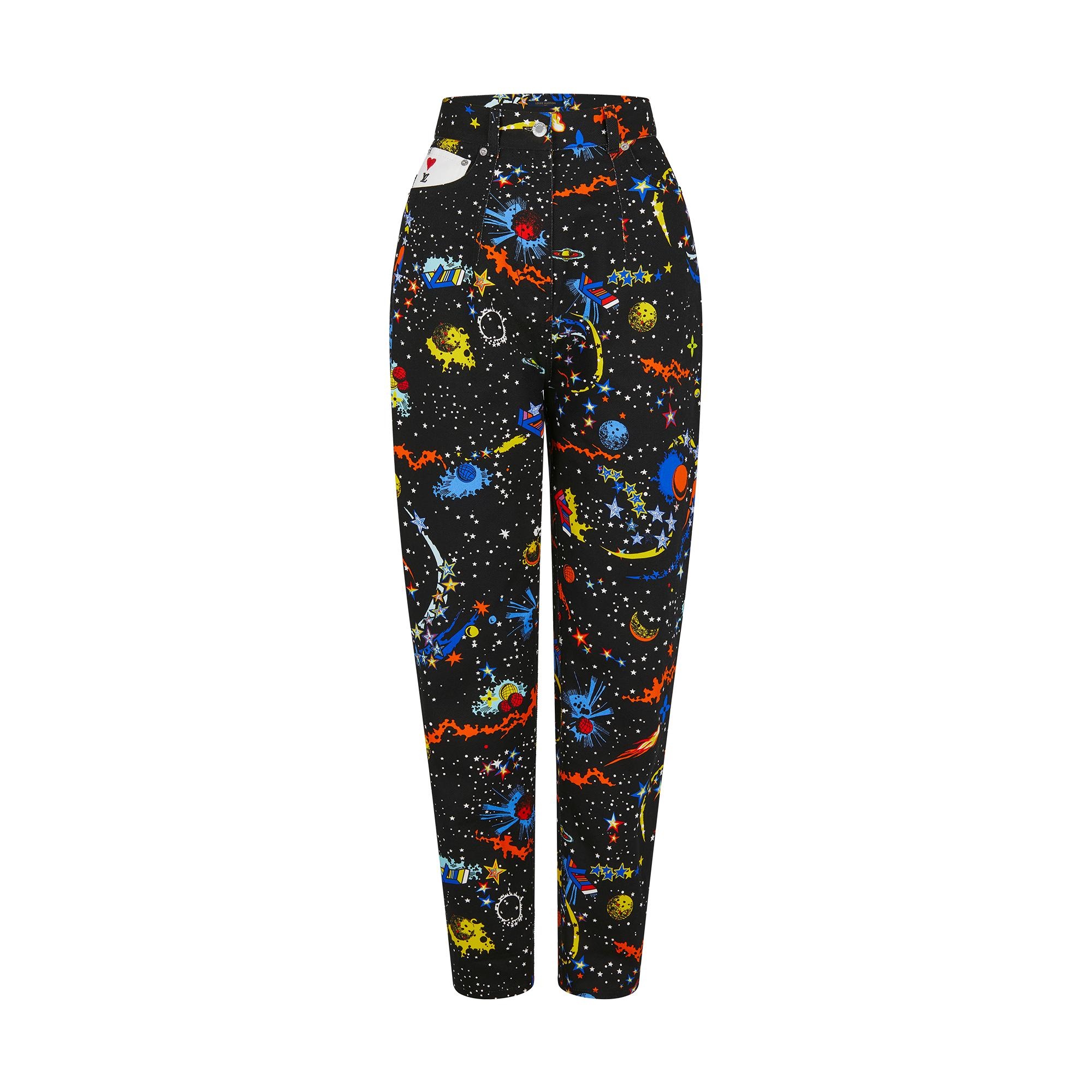 LV Ace Pocket Galaxy Print Carrot Pants  - 1