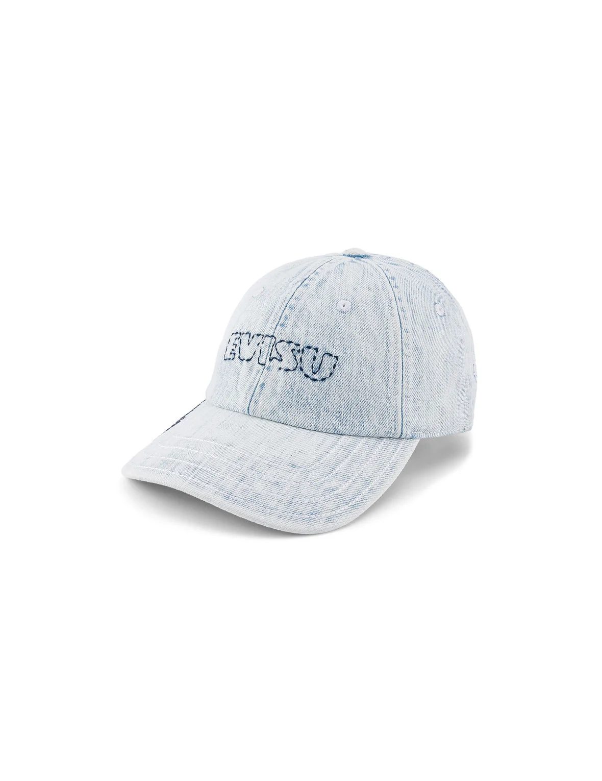 Minimal Embroidery Heavy Washed Cap - 1