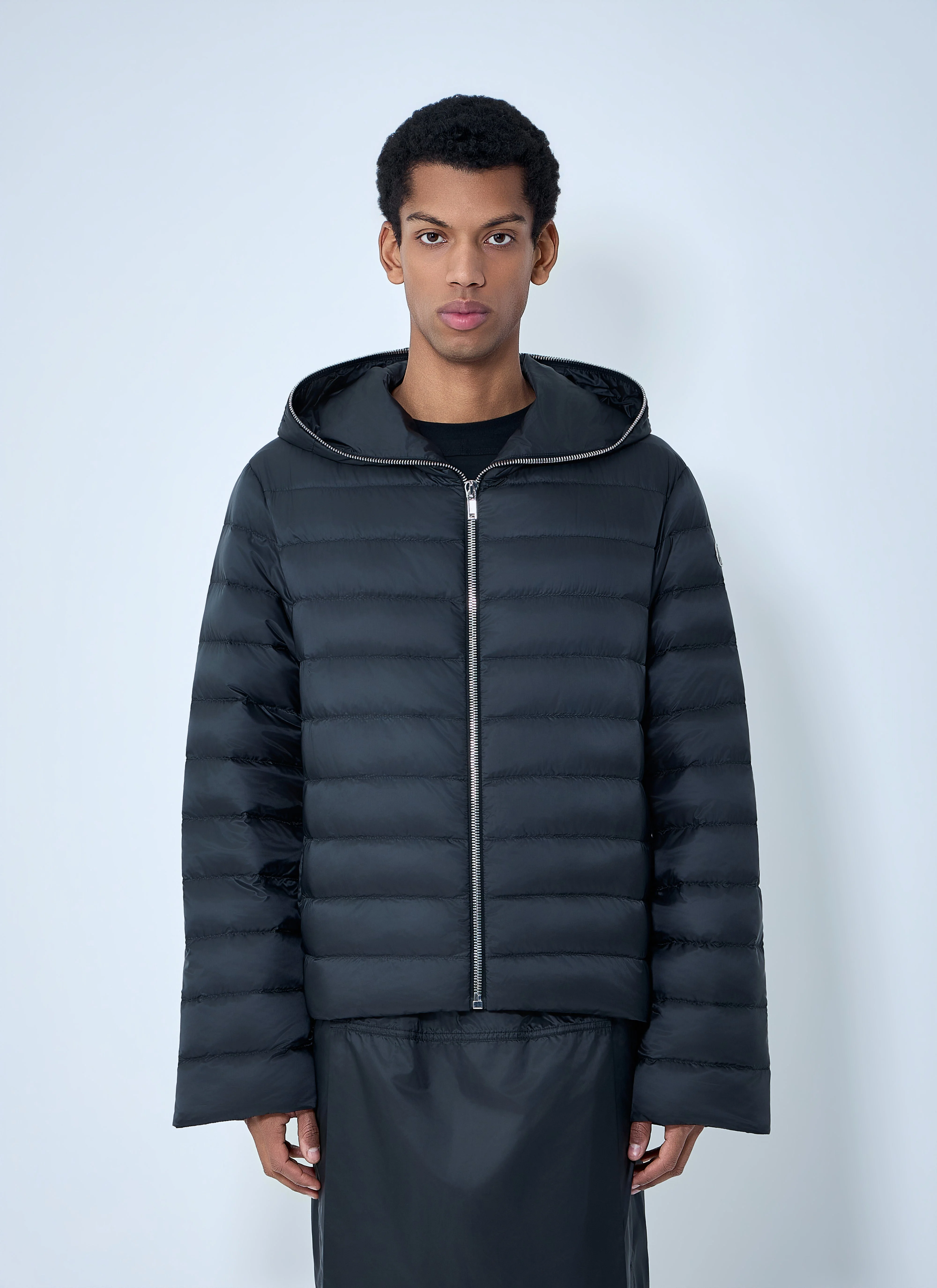 Moncler + Rick Owens Men Hooded Quilted Jacket - 1