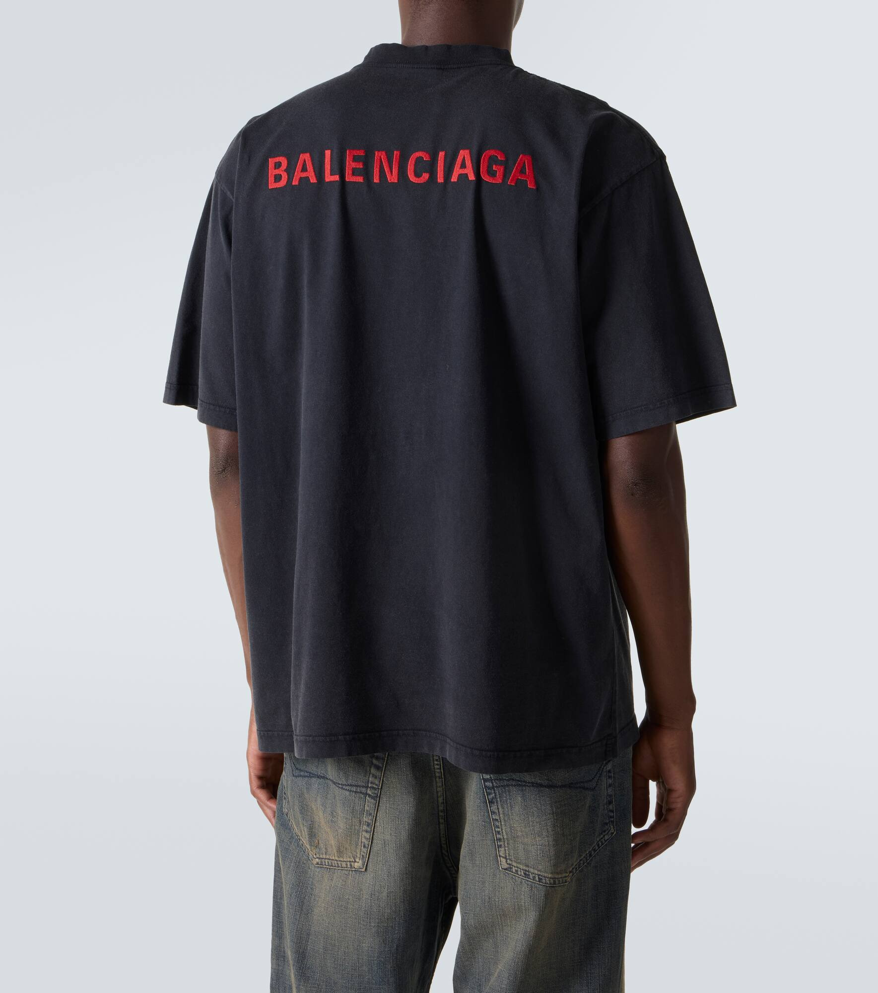 Logo cotton jersey T-shirt - 4