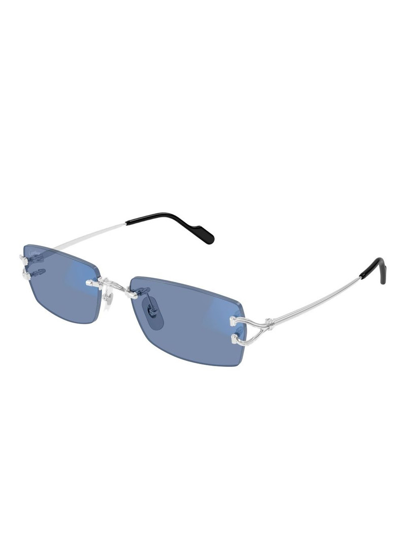 metal-frame rimless sunglasses 3