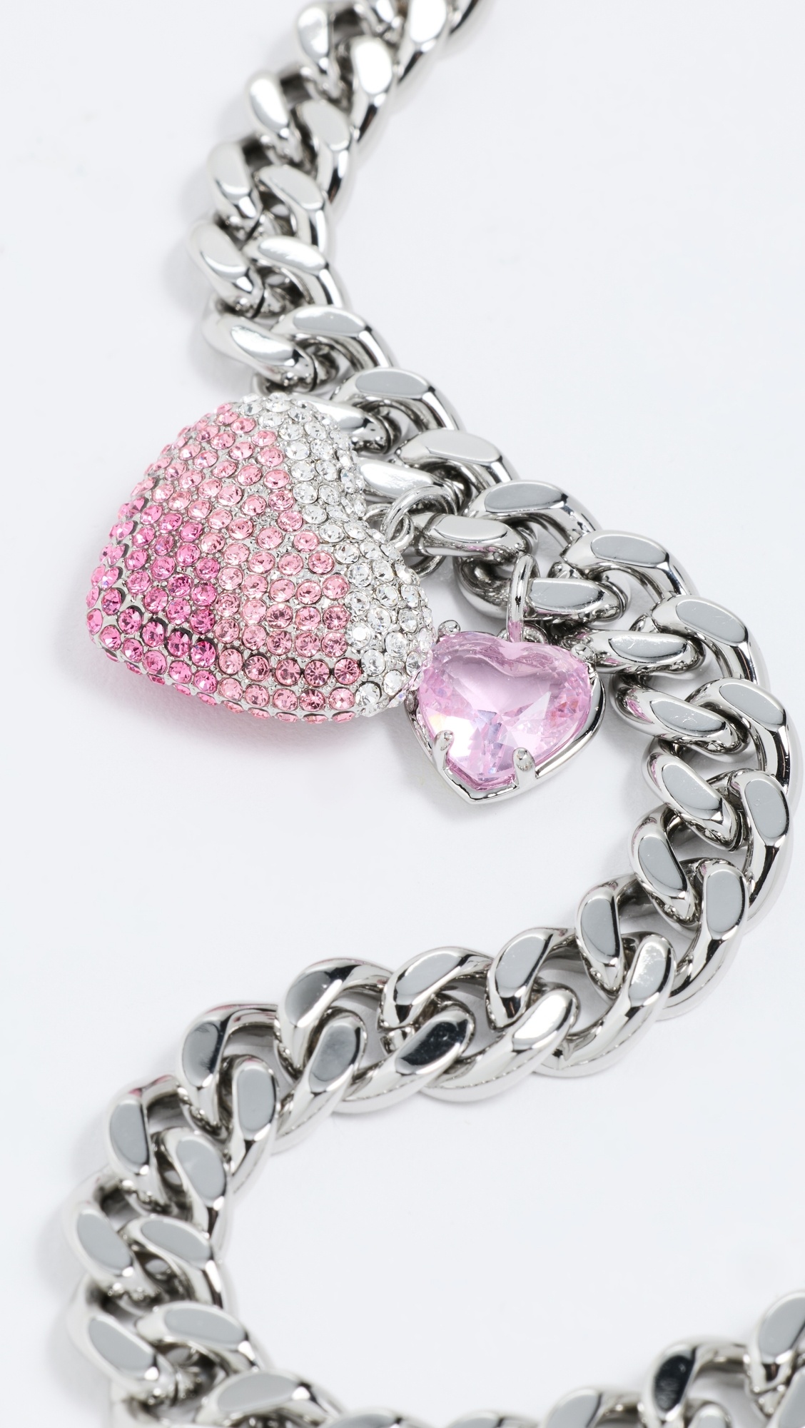 Heart Balloon Pave Necklace - 3