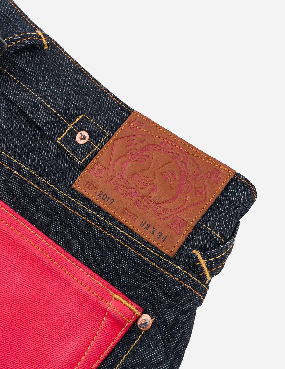 Bold Seagull Print Carrot Fit Jeans #2017 - 7