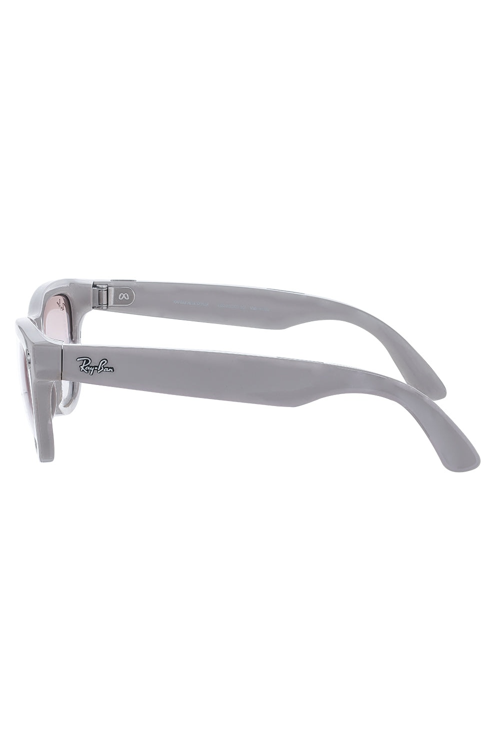 Meta Skyler Sunglasses - Shiny Gray Pink - 2