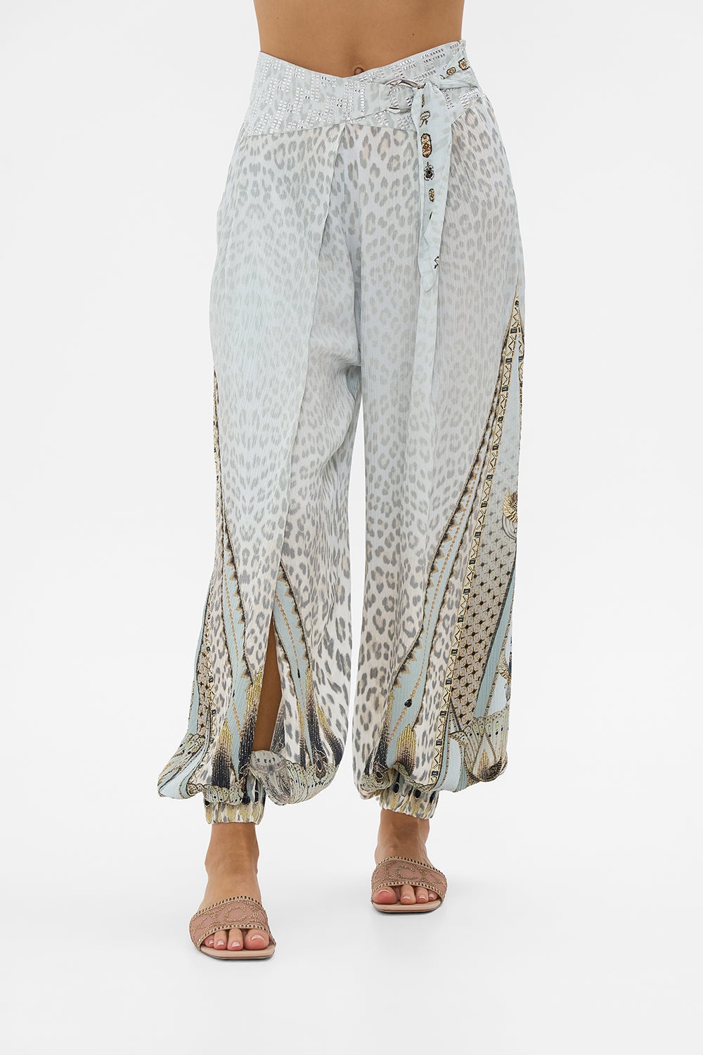 ASYMMETRICAL BELTED PANT - 5