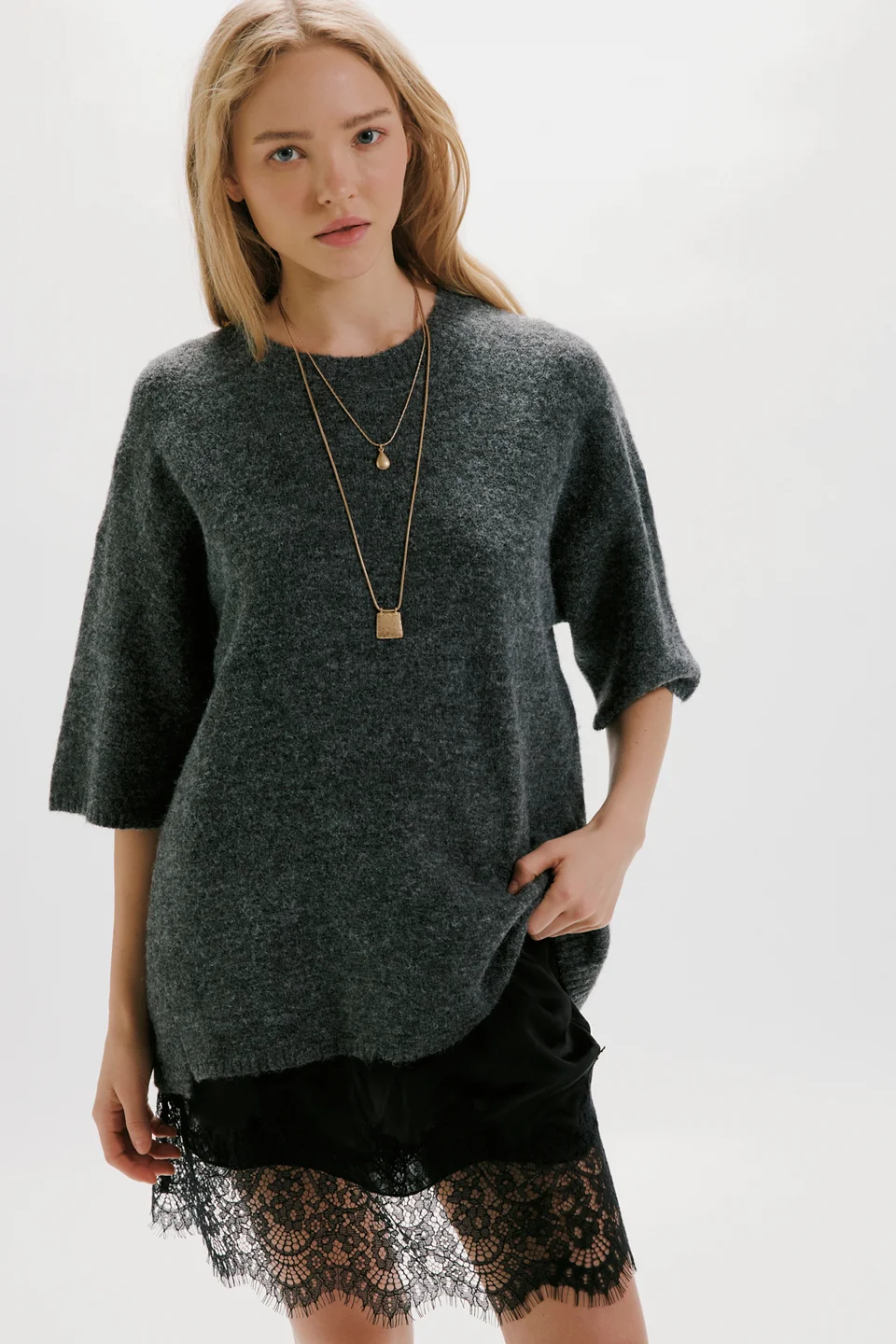 Margot SoftSpun Sweater Tee - 1