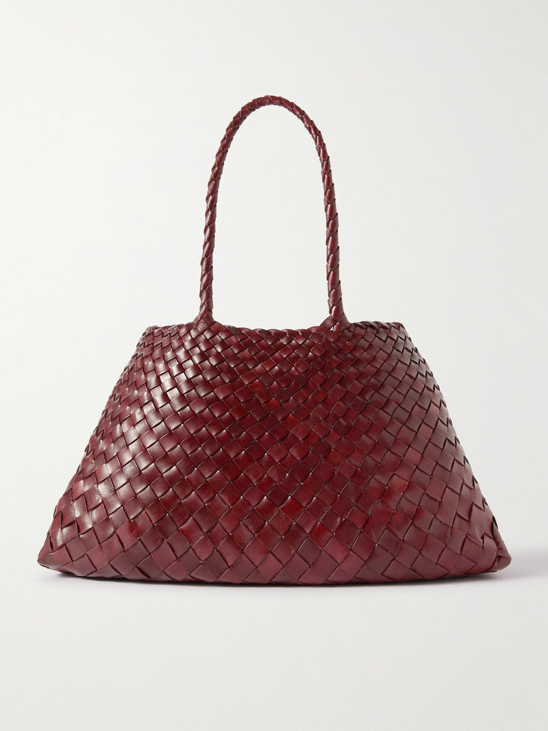 Santa Croce Big Woven Leather Tote Bag 1