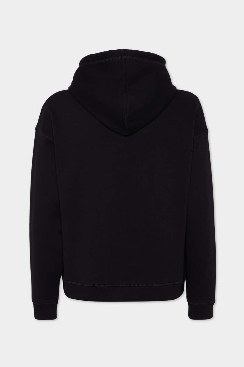 DSQUARED2 WASH RELAX FIT MASK HOODIE outlook