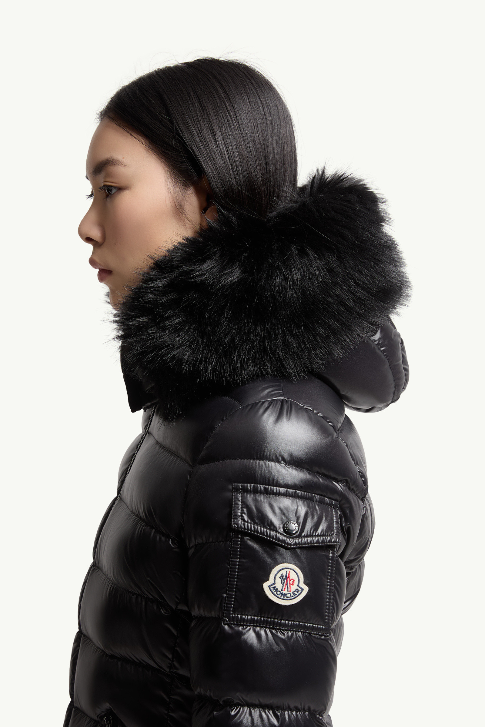 Badyf Faux Fur-Trimmed Hooded Short Down Jacket - 4