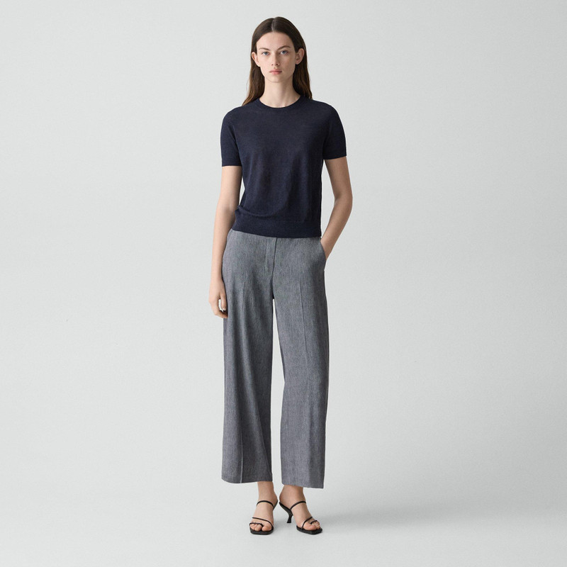 Theory Sweater Tee in Linen Knit outlook