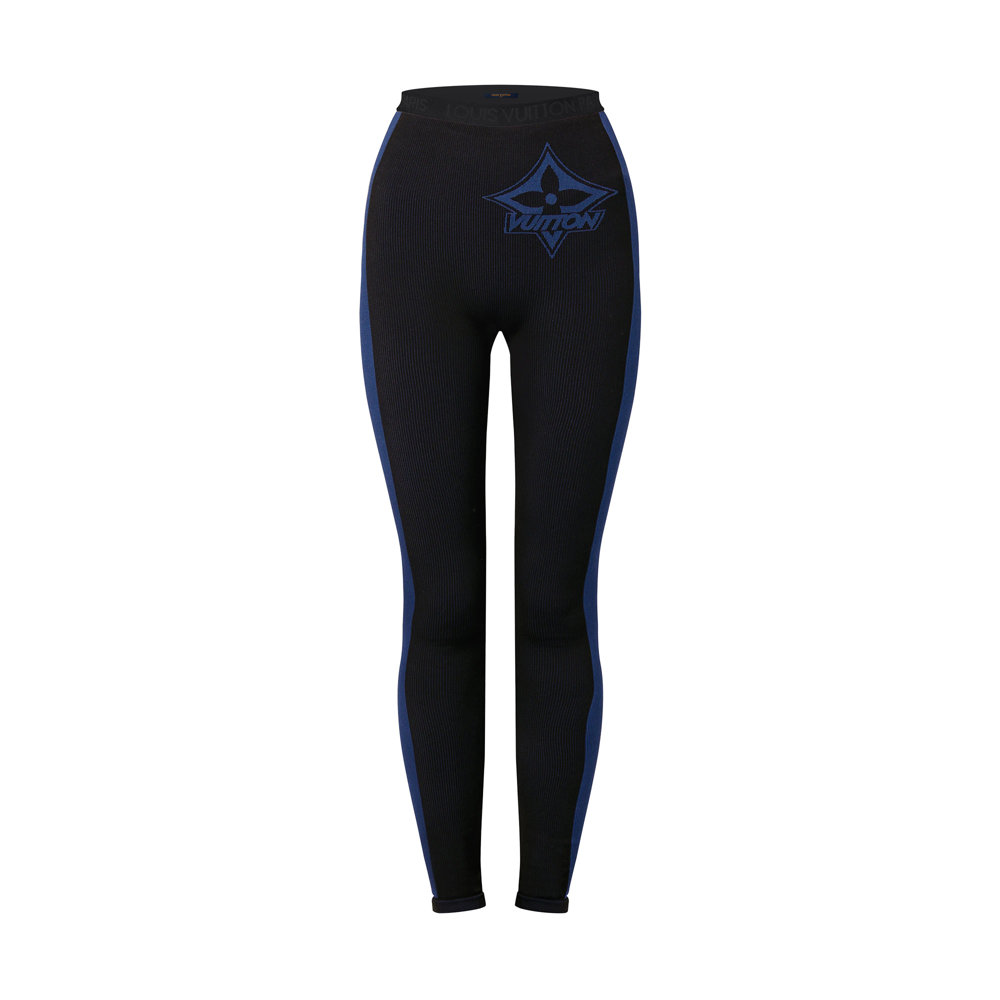 Graphic Compression Knit Leggings - 1