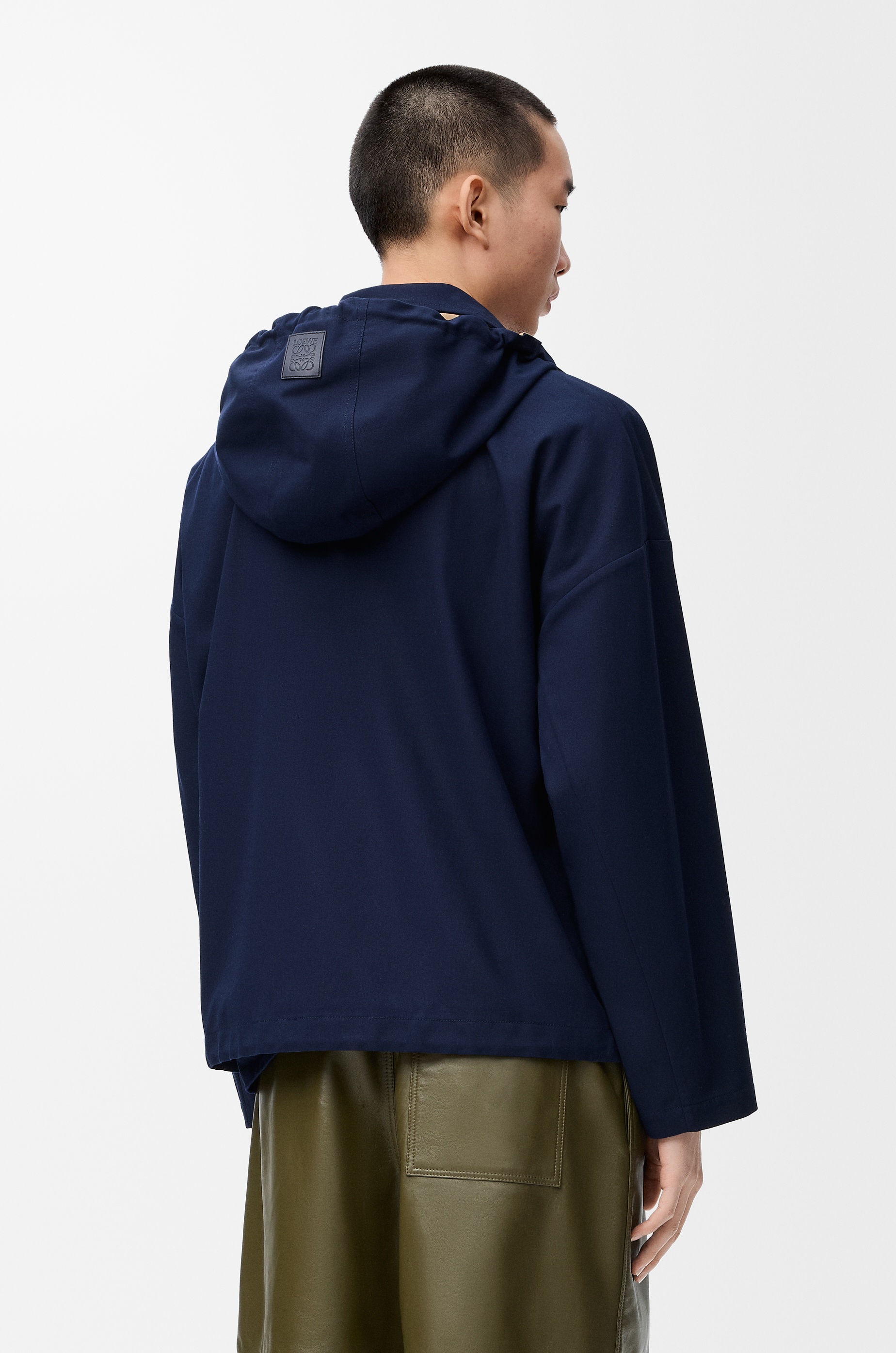 Hooded jacket in cotton - 4